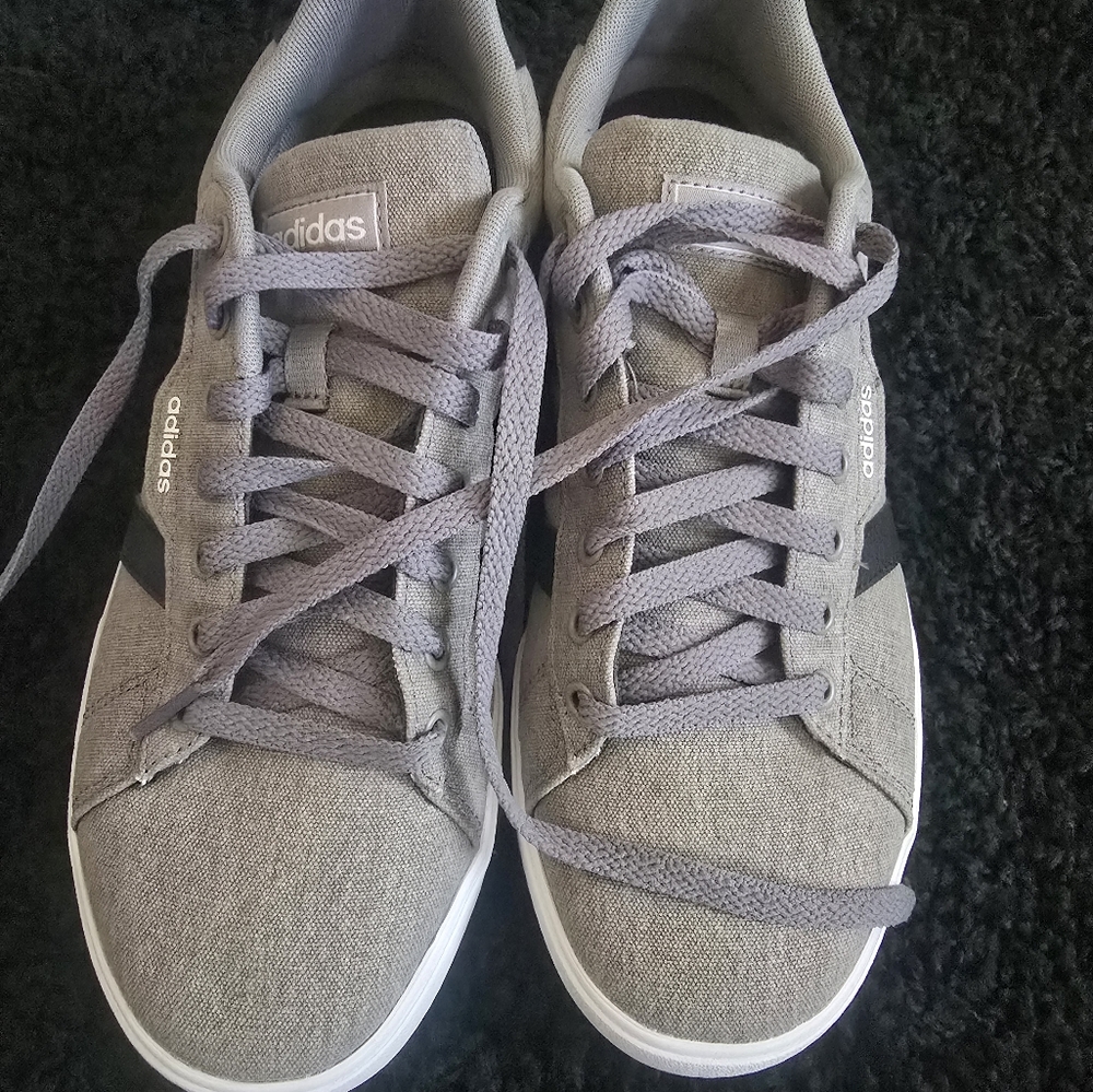 Adidas Gray Sneakers Classic Minimalist Design